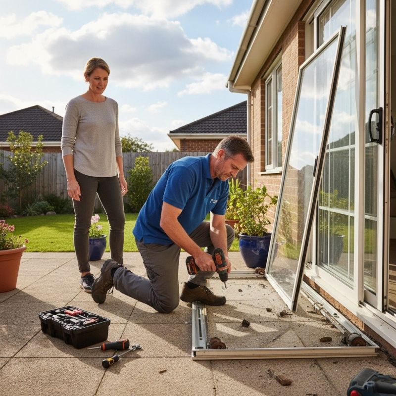French Door Glass Repair