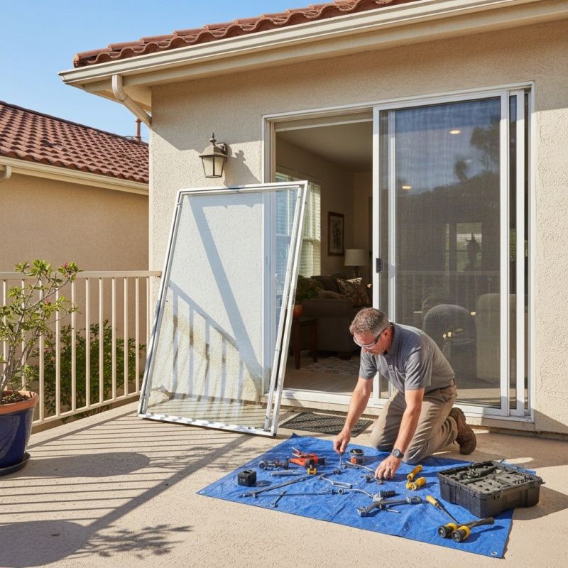 French Door Glass Repair
